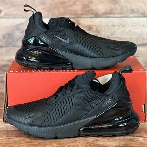 Nike Air Max 270 Triple Black Shoes Triple Black Women’s Size 8 BQ5776-001 New